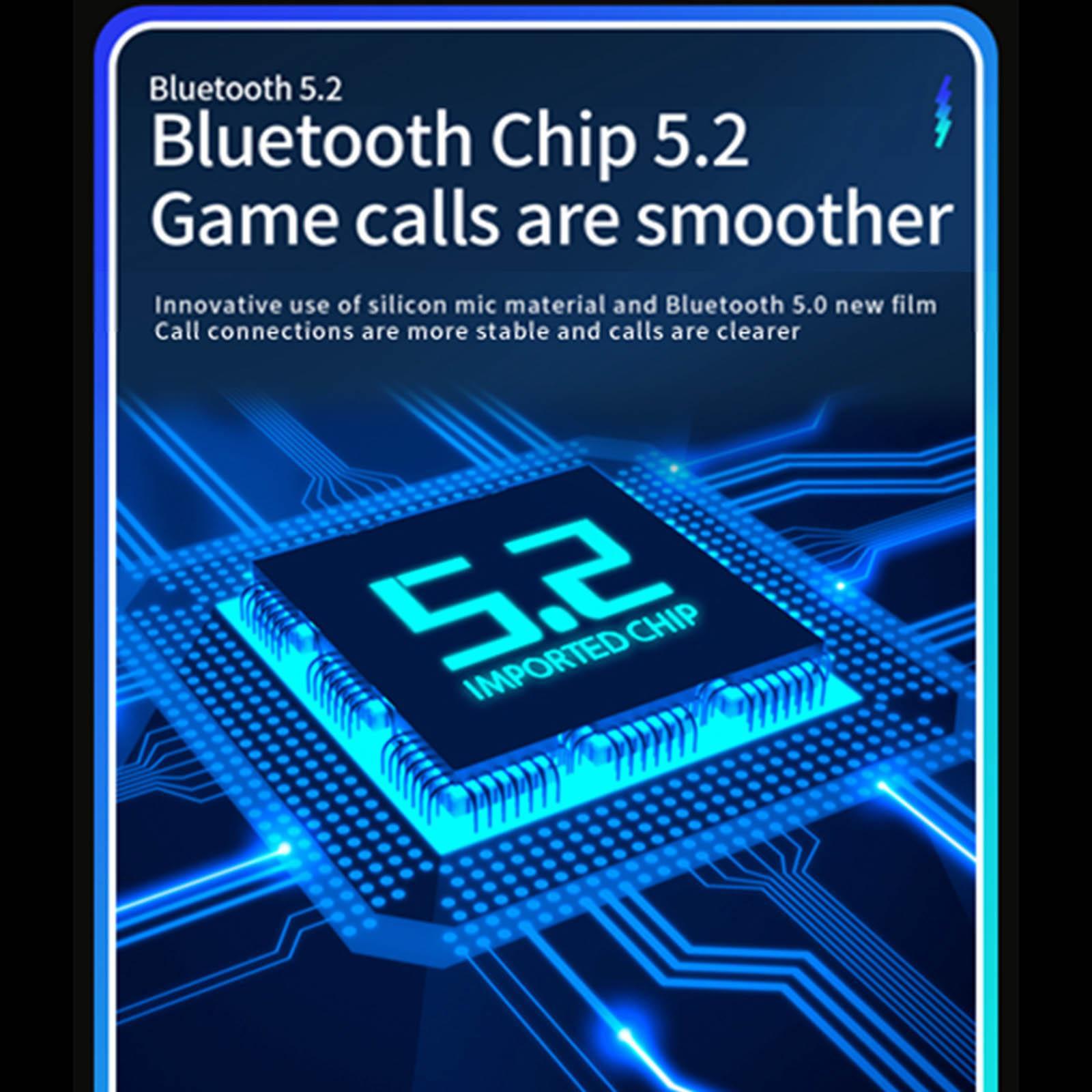 Headphones Display Microphone Handsfree Earbuds