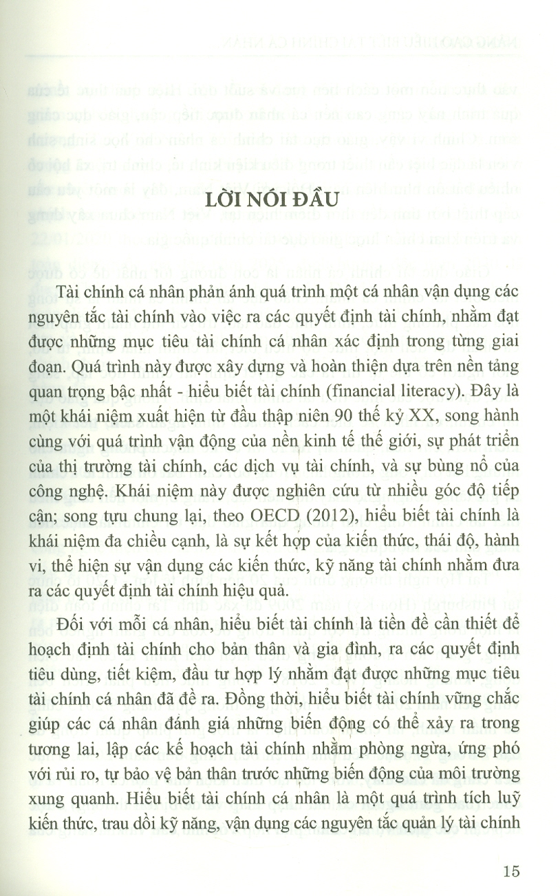 Nâng Cao Hiểu Biết Tài Chính Cá Nhân Cho Sinh Viên - Hướng Đến Mục Tiêu Tài Chính Toàn Diện (Sách chuyên khảo)