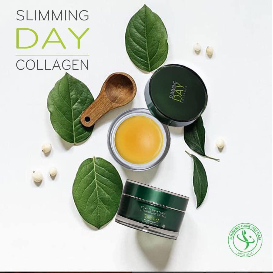 Kem tan mỡ mờ rạn Slimming Care/Slimming Day Collagen/200g