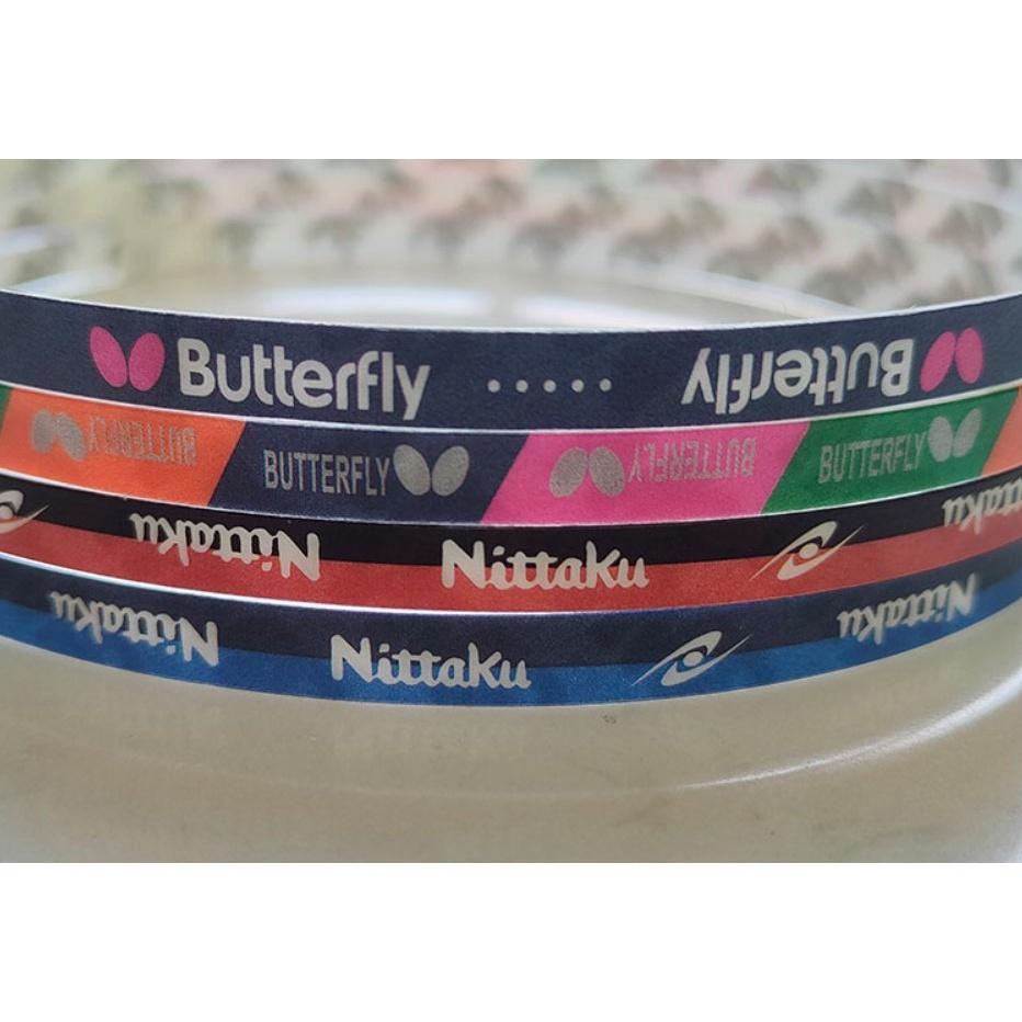 Viền vợt bóng bàn chống va đập Logo Nittaku, Butterfly mẫu mới