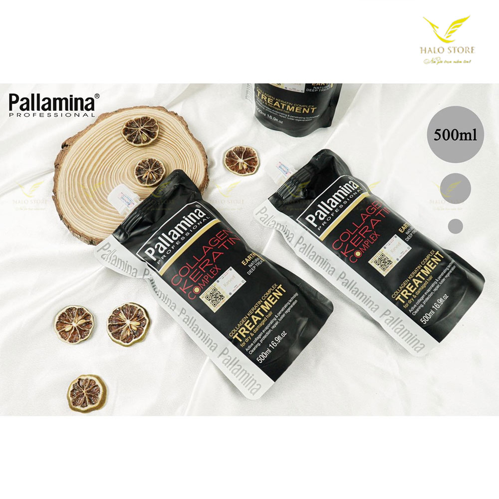 Hình ảnh Kem hấp ủ tóc Pallamina X2 Collagen Keratin Complex Treatment siêu mượt 500ml