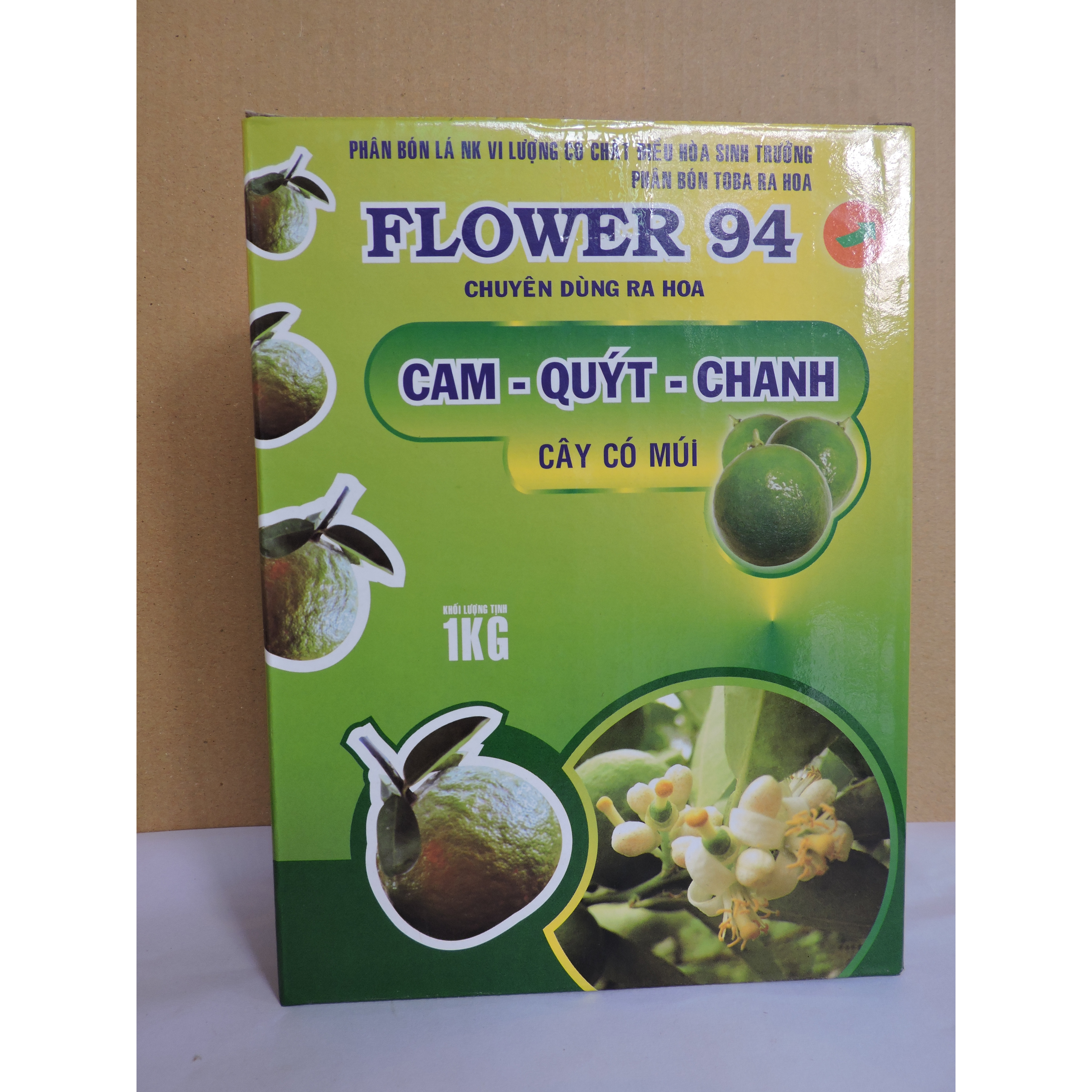 Phân Bón Lá Vi Lượng Có Chất Điều Hòa Sinh Trưởng, Phân Bón TOBA RA HOA FLOWER 94 CHUYÊN DÙNG RA HOA CAM - QUÝT -CHANH, CÂY CÓ MÚI