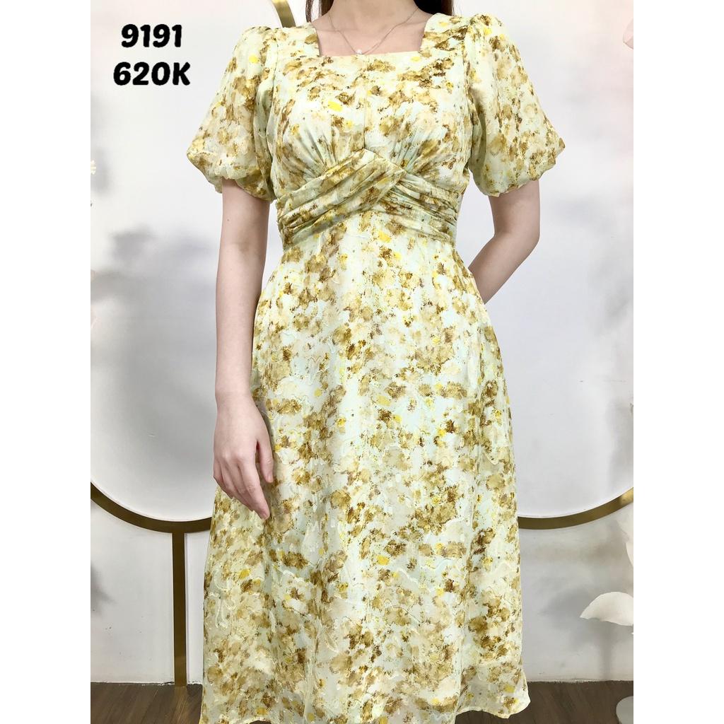 Đầm EMY EM9191 Xoè Cổ Vuông