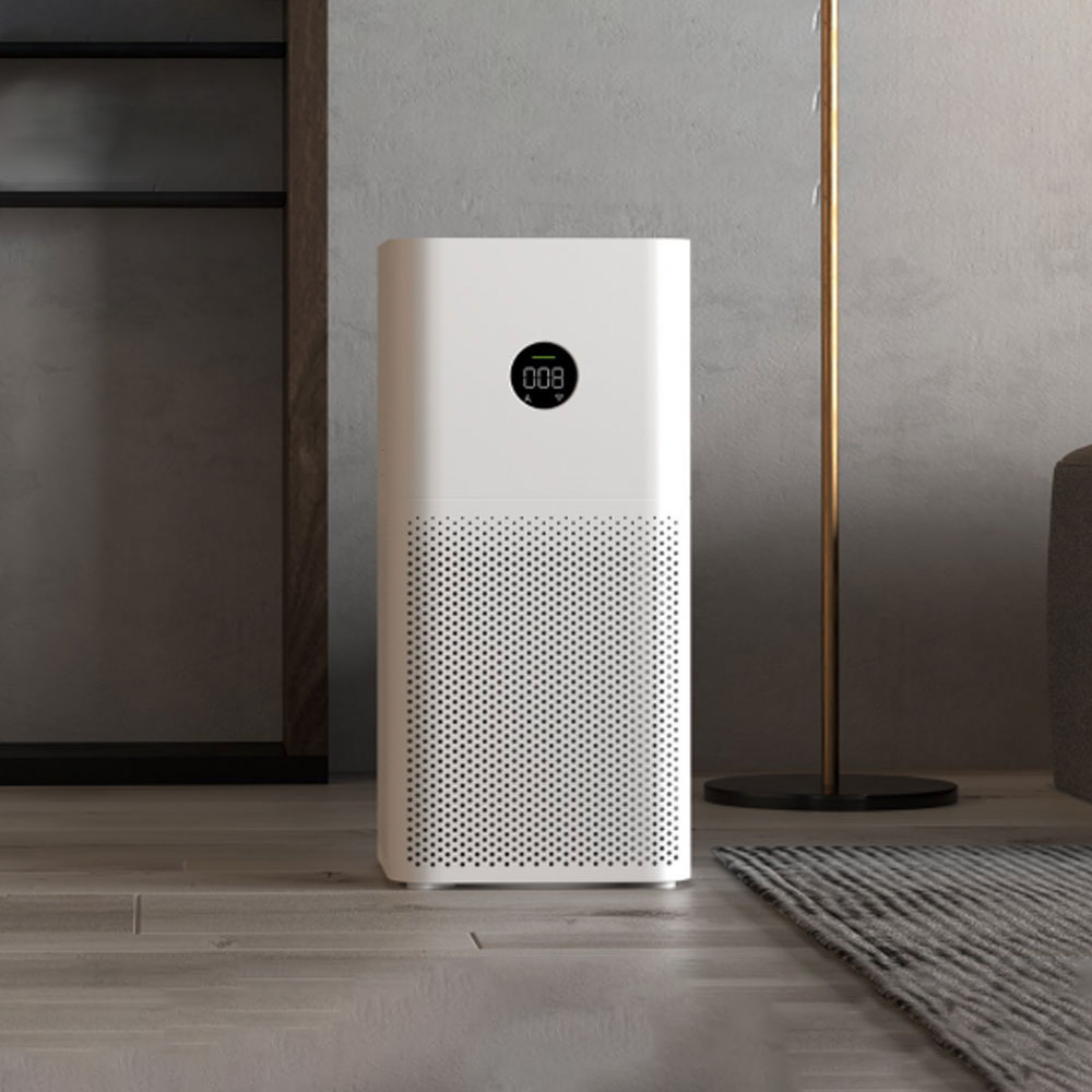 Máy lọc không khí Xiaomi Air Purifier 3C diện tích sử dụng từ 28-48 m2 - Hàng Chính Hãng