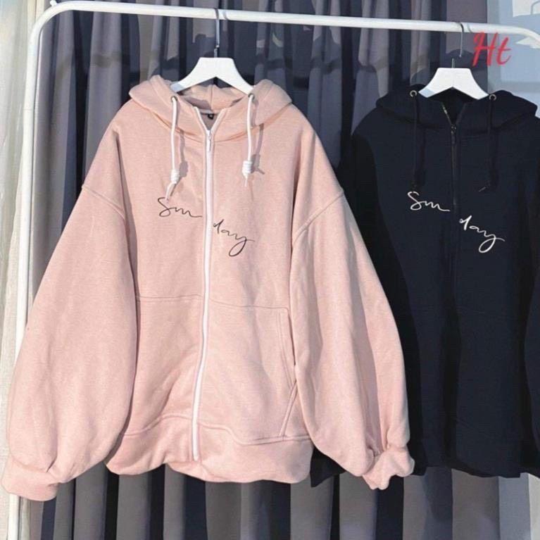 Hình ảnh Áo Khoác Nỉ Hoodie Sunday Knn04 Cotton Unisex Nam Nữ Đều Mặc Được Thích Hợp Đi Học, Đi Làm, Đi Chơi