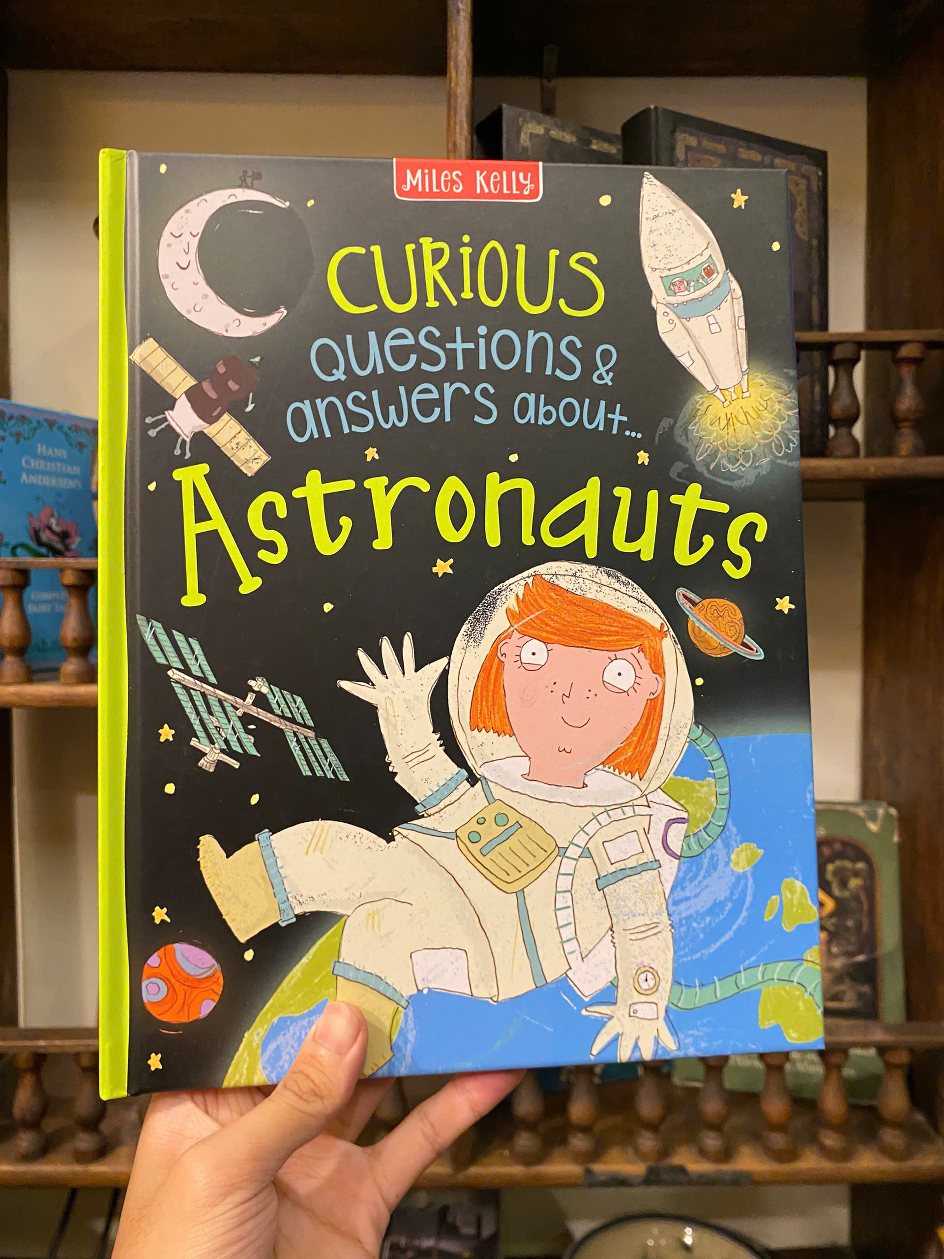 Sách - Curious Questions &amp; Answers about Astronauts by Sue Becklake - Children's book - Bìa Cứng