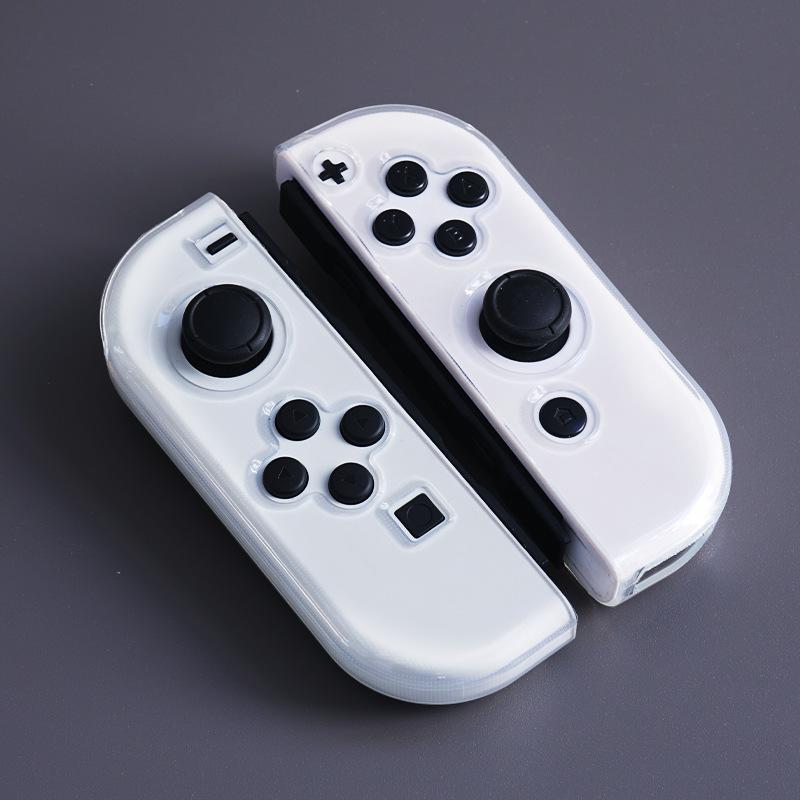 Vỏ cứng trong suốt Vỏ bảo vệ Vỏ Joycon cho Nintendo Switch/Switch Oled NS Joy-Con Bảo vệ TPU mềm pha lê trong suốt Màu sắc: Cứng PC