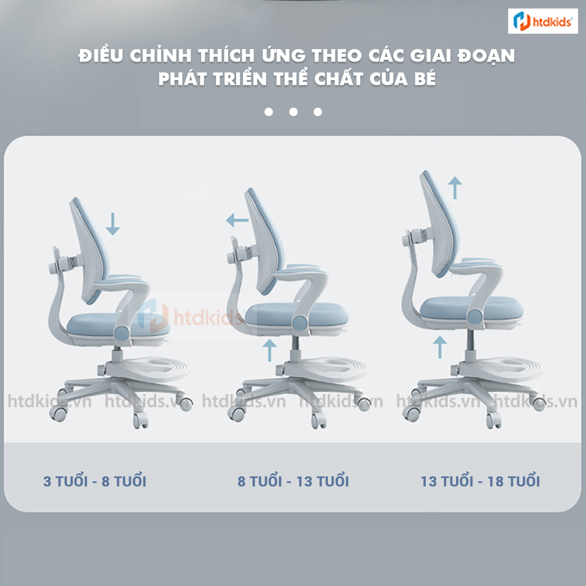 Ghế ngồi học chống gù giúp con có tư thế ngồi lành mạnh chuẩn khoa học