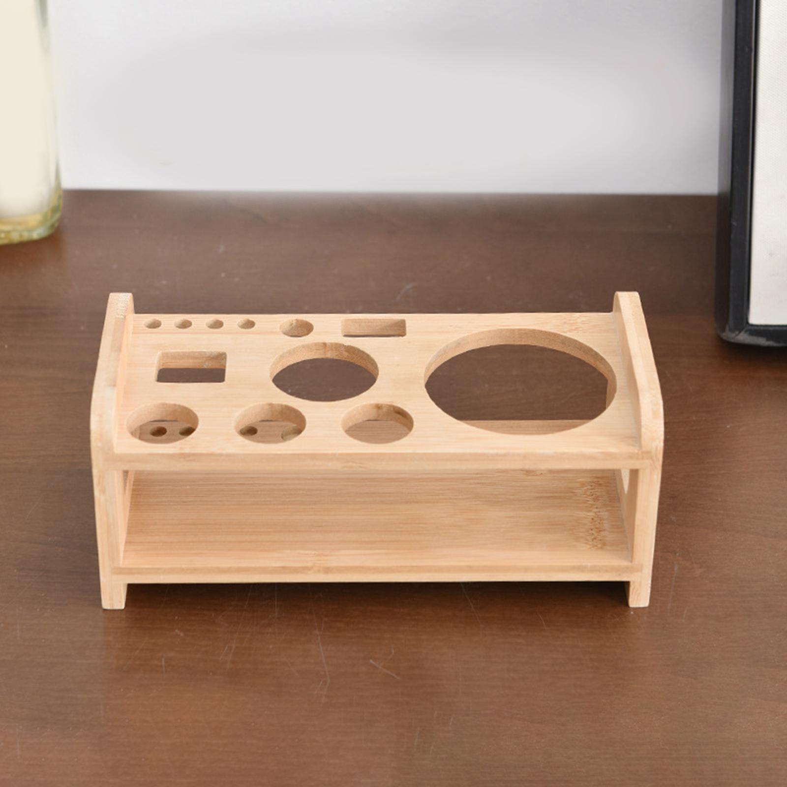 Bartending Tool Stand Wooden Durable Cocktail Shaker Bartender Stand for Bar