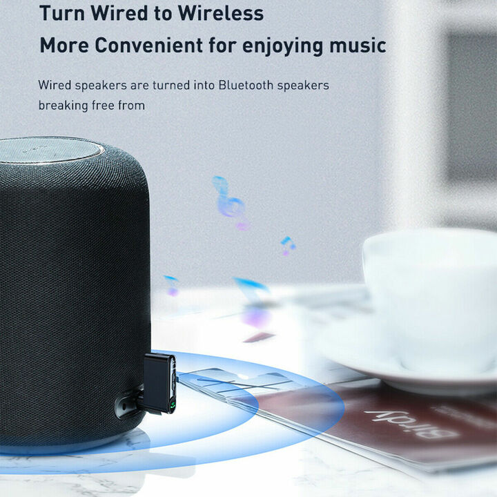 Bộ Bluetooth Receiver Baseus WXQY-01 Qiyin AUX - Hàng nhập khẩu