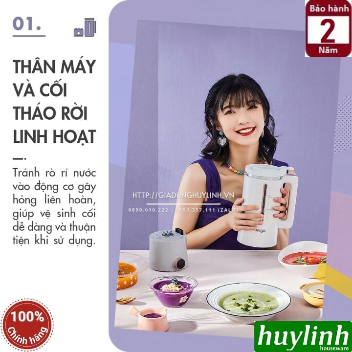 Máy xay nấu sữa hạt mini Dingo DCB500 - 600ml - Đa chức năng - Hàng chính hãng