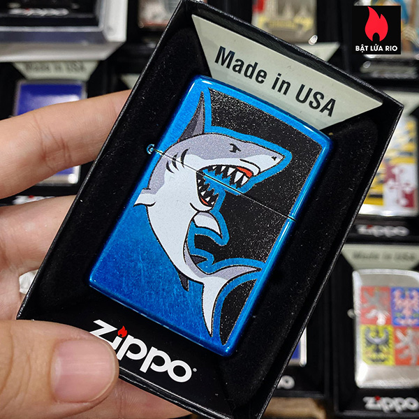 Bật Lửa Zippo 24534 Shark Bite Design