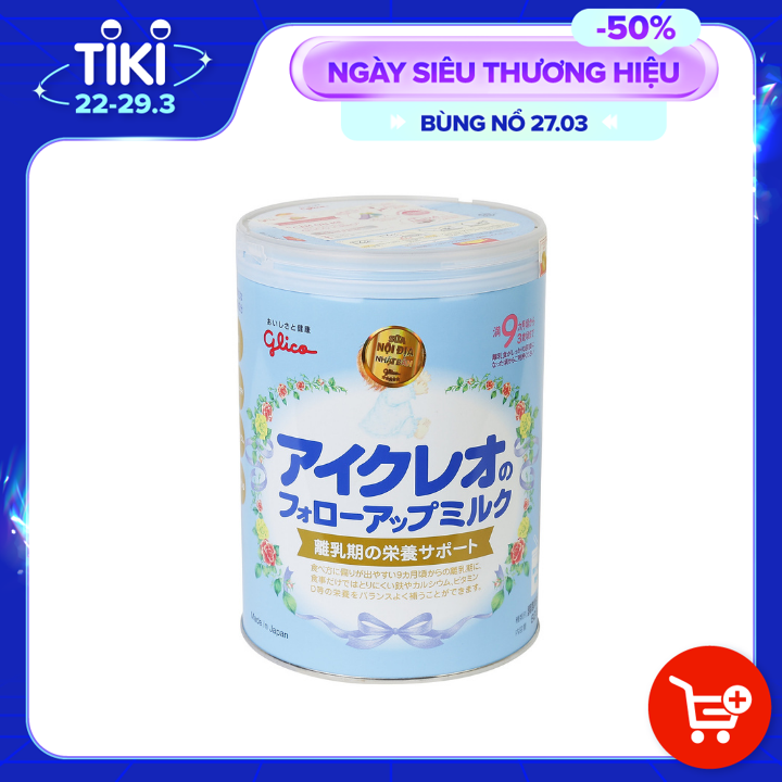 Sữa Công Thức Glico Icreo Follow Up Milk Số 9 (820g)