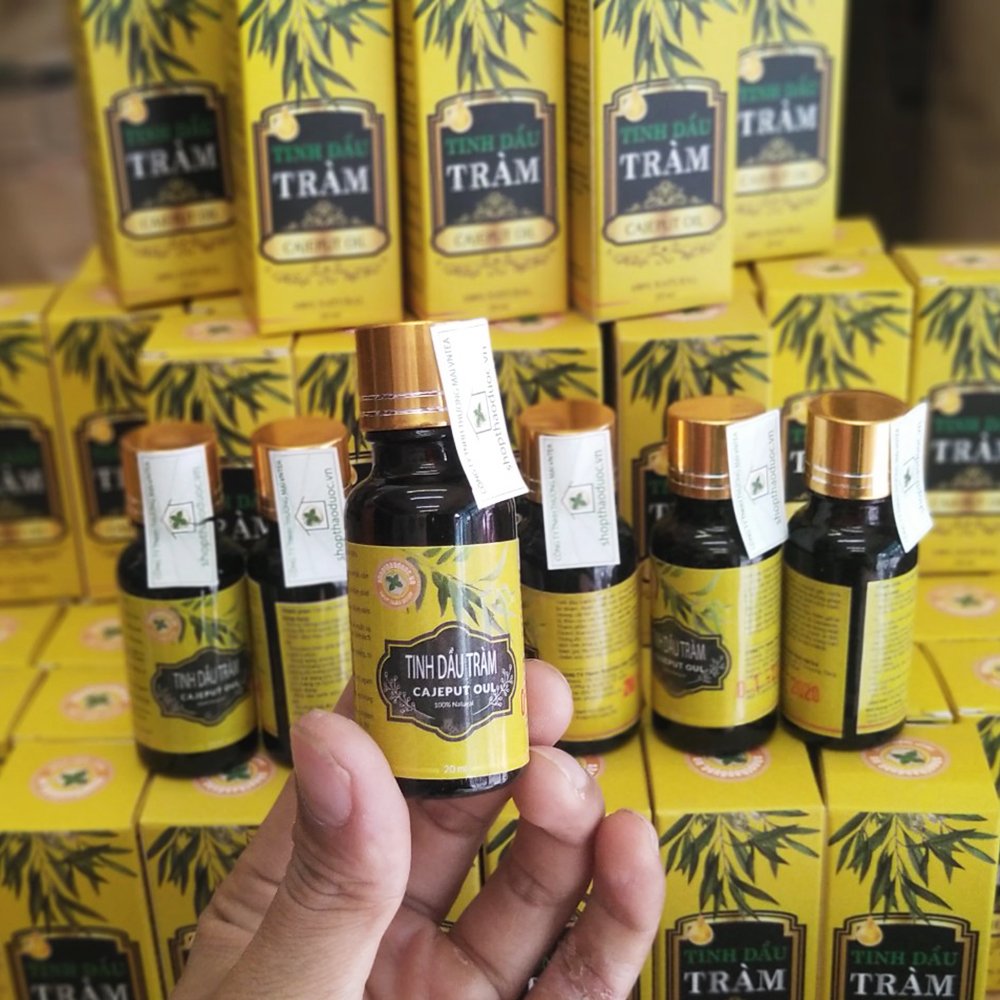 Tinh Dầu Tràm Shop Thảo Dược Chai 20ml - Giúp Kháng Khuẩn, Long Đờm, Chữa Ho Cho Trẻ