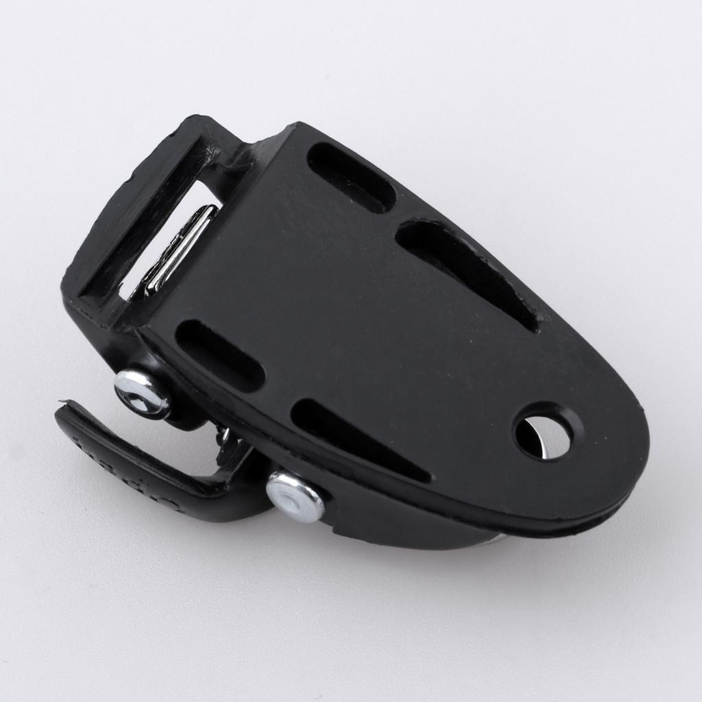 2xInline Skating Spider Buckle Roller Skate Boot Clasp with Screw Nut Black