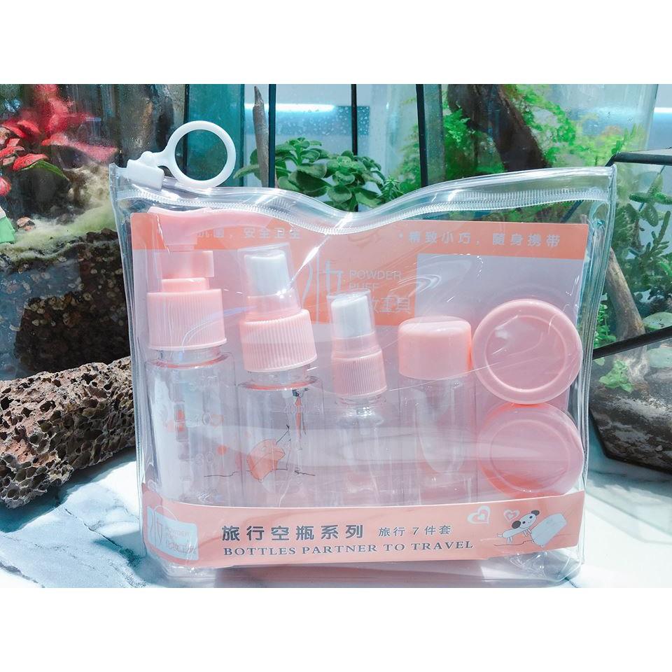 Bộ chiết mỹ phẩm xinh xắn, bộ để mỹ phẩm sản phẩm cho du lịch hè