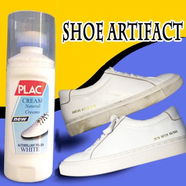 Chai dung dịch đánh tẩy trắng giày, túi xách PLAC siêu sạch