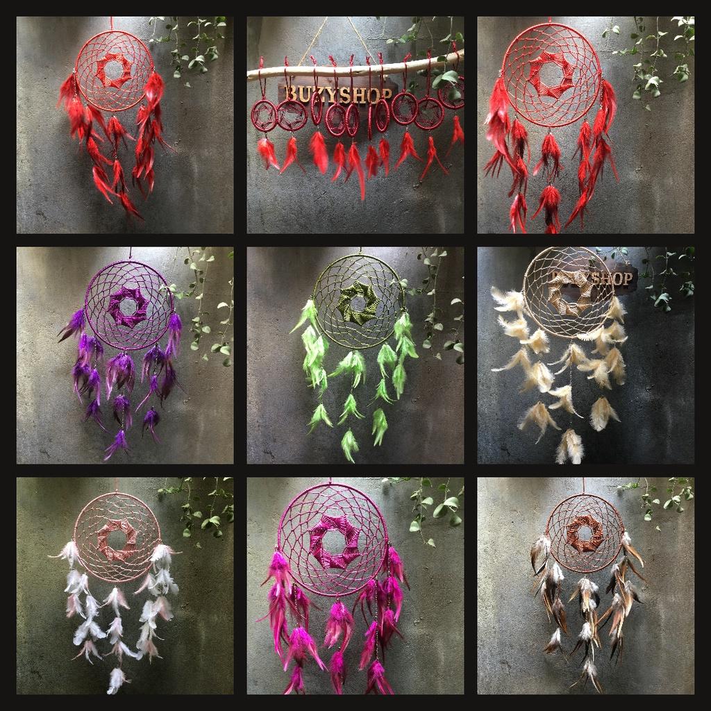 DREAMCATCHER- vòng đuổi bắt giấc mơ loại lớn (25cm) - XANH LÁ NHẠT