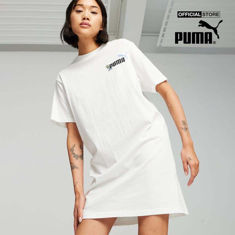 PUMA - Đầm mini nữ cổ tròn tay ngắn 622194-0