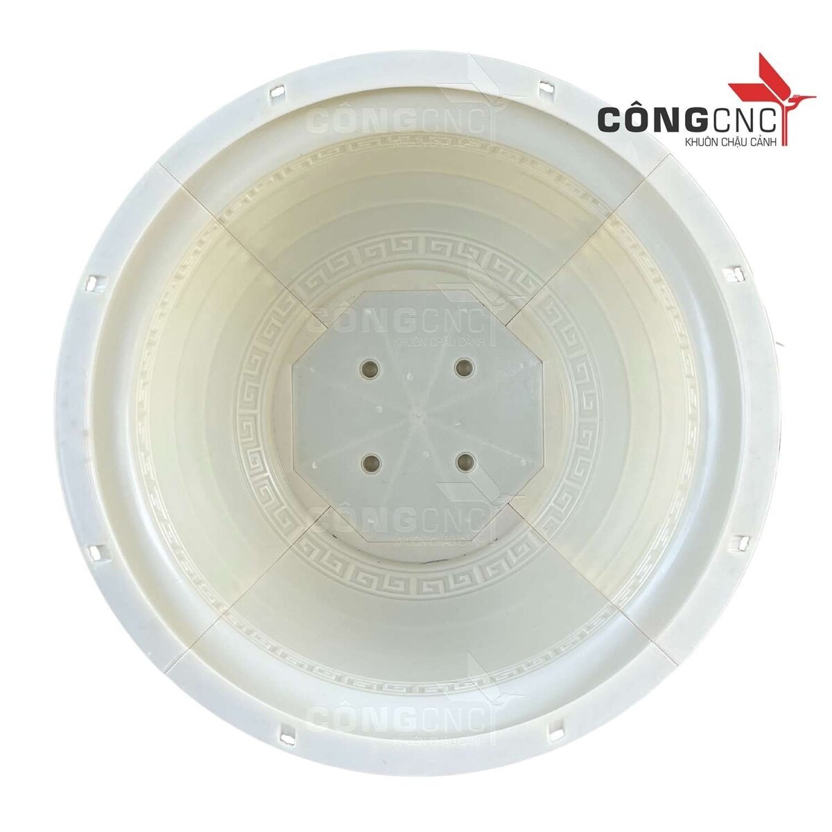 Khuôn Đổ Chậu Cảnh ABS, Khuôn Chậu Tròn Trơn 86- Không Chân Đôn