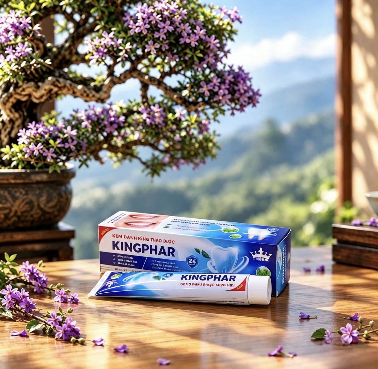Combo 2 tupe /200g - Kem đánh răng Thảo dược Kingphar