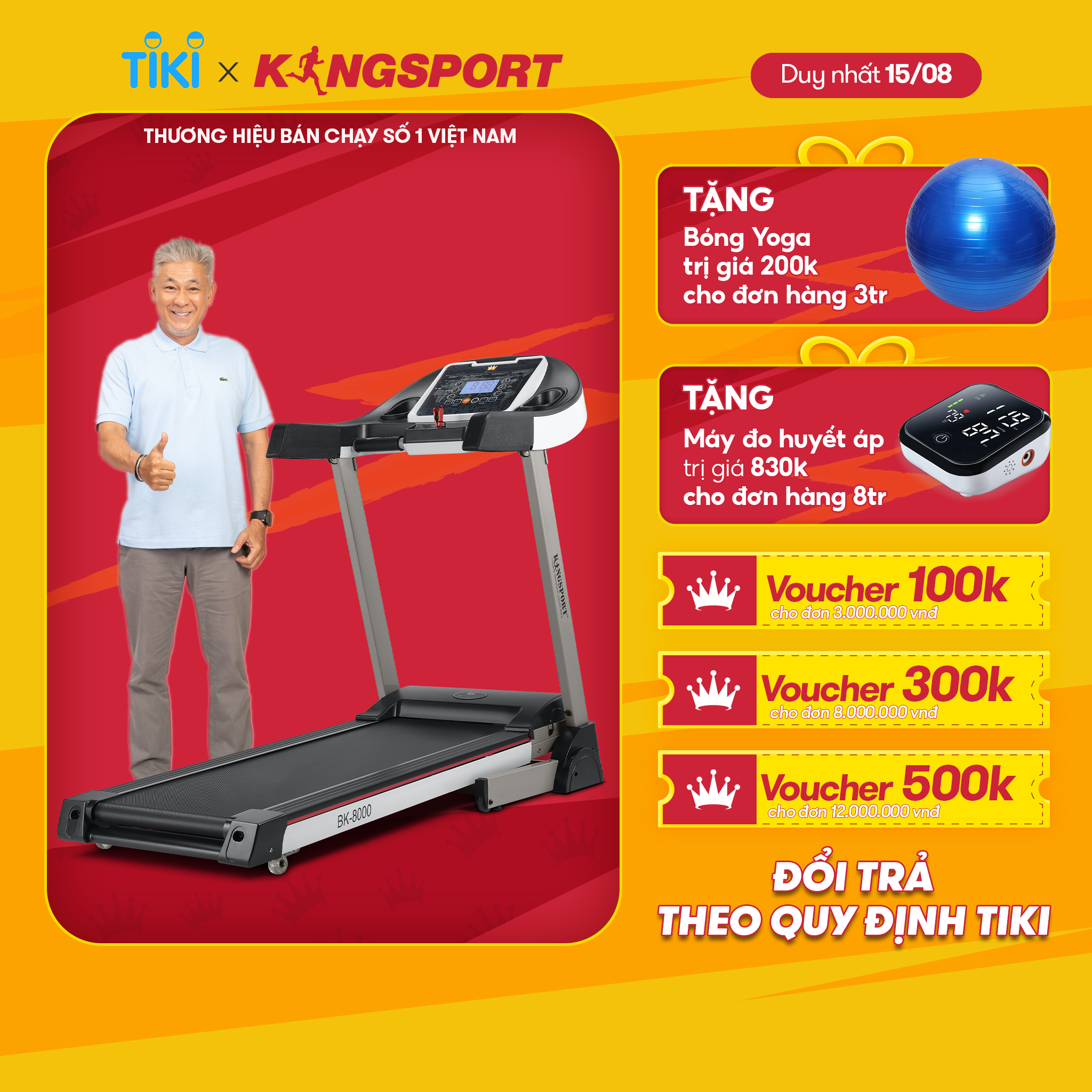 Máy Chạy Bộ Kingsport BK-8000 Đơn Năng - Sự Lựa Chọn Xứng Đáng Cho Sức Khỏe