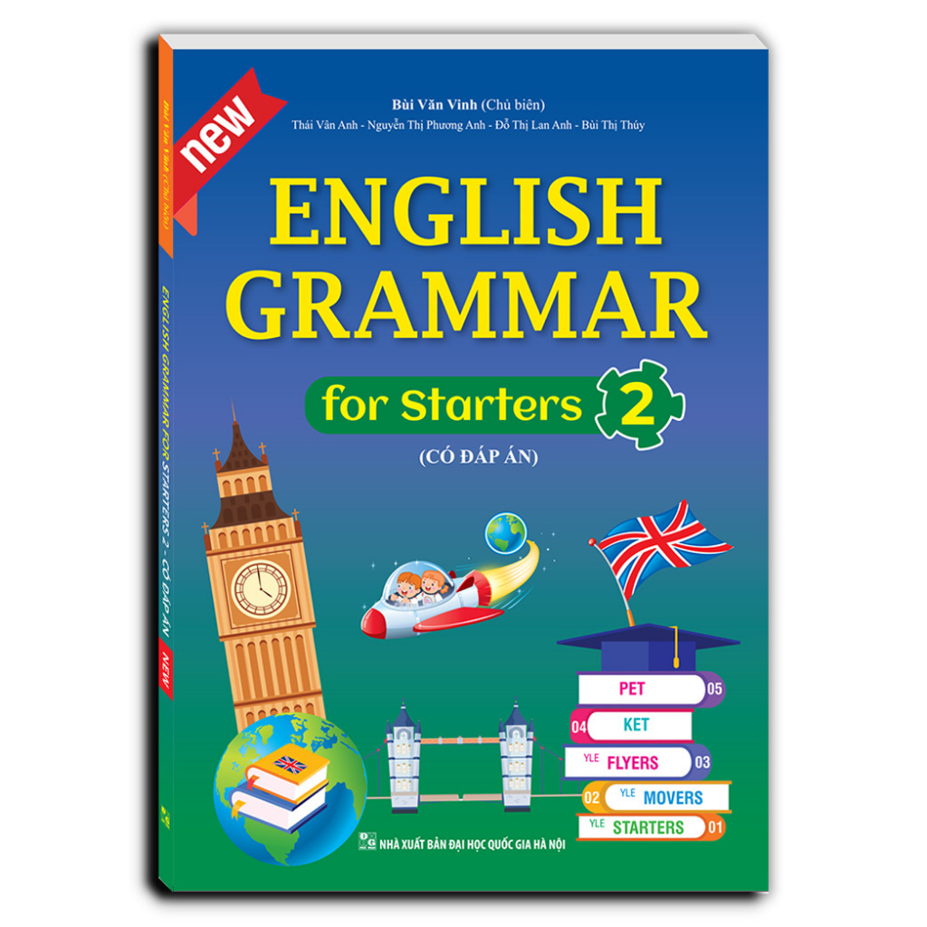 Sách - Combo 2c English grammar for starters 1 + 2 (có đáp án)