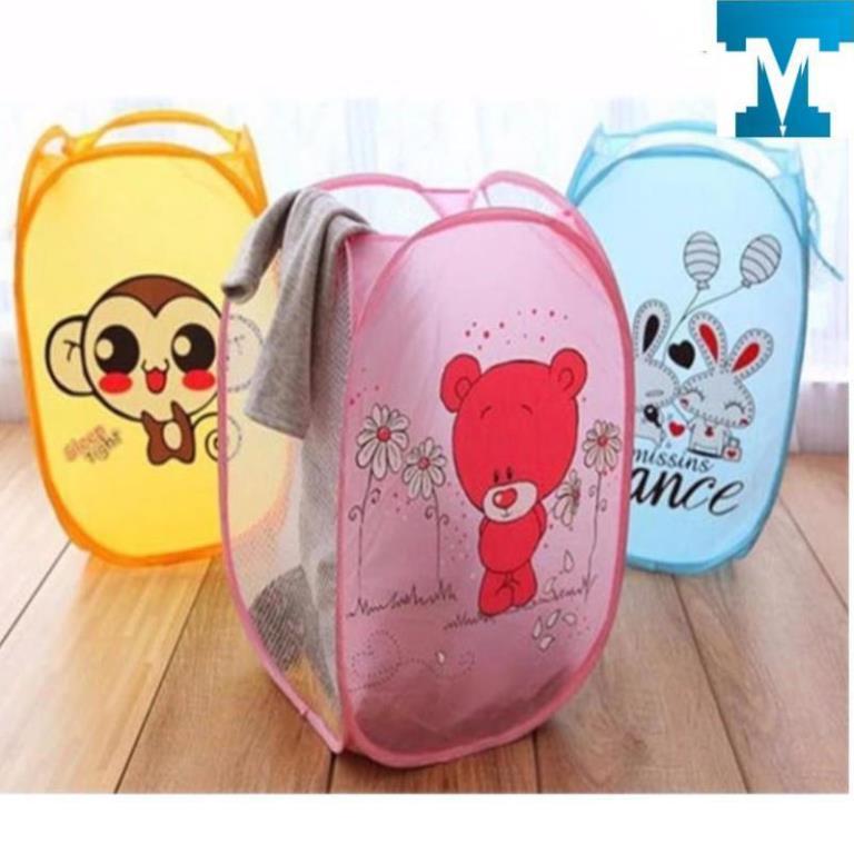 Giỏ lưới đựng quần áo, đồ dùng, đồ chơi ngộ nghĩnh 1147 diệu shop