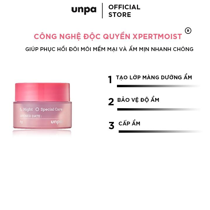 Mặt Nạ Ngủ Cho Môi Giúp Dưỡng Ẩm Và Chống Lão Hóa Unpa Bubi Bubi Lip Mask 9g