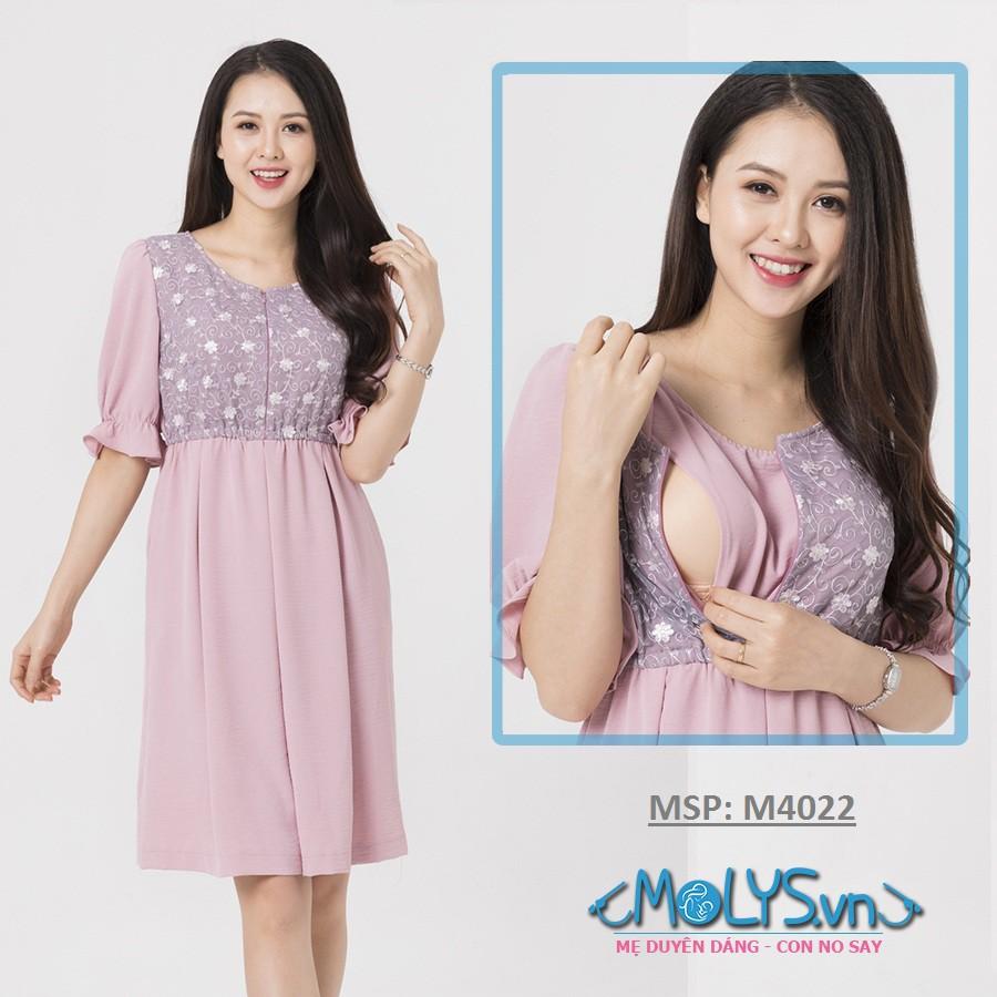 Đầm công sở kết hợp cho con bú sau sinh sau sinh M4021 , CAM KẾT 7 NGÀY ĐỔI TRẢ