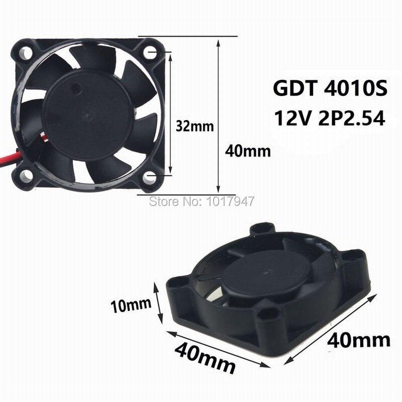 1 Quạt Tản Nhiệt Không Chổi Than Dc 12v 2pin 4cm 40mm 40x40 X 10mm 4010s