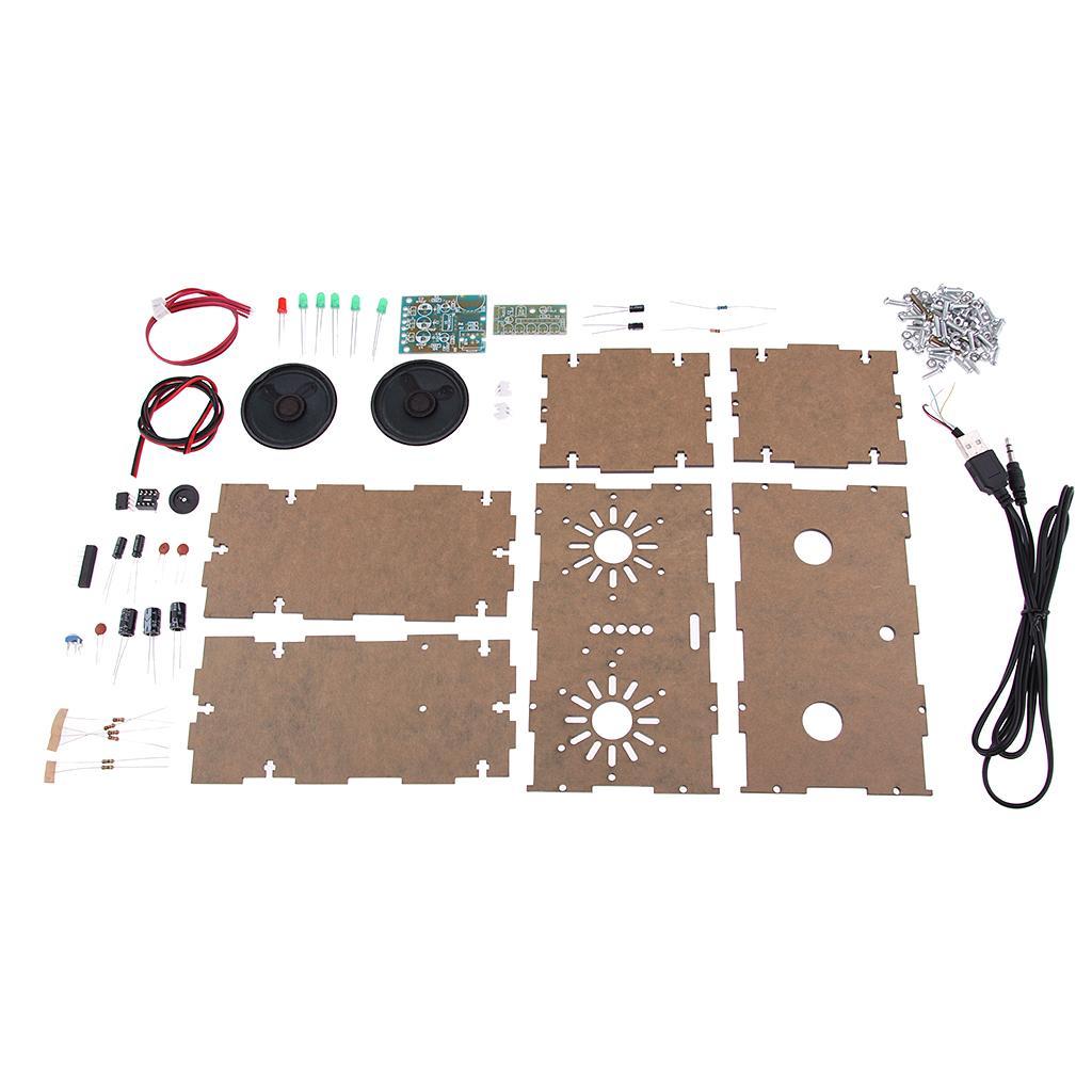 DA2822M Power Amplifier Kit KA2284 Level Indicator Module BTL Audio Speaker