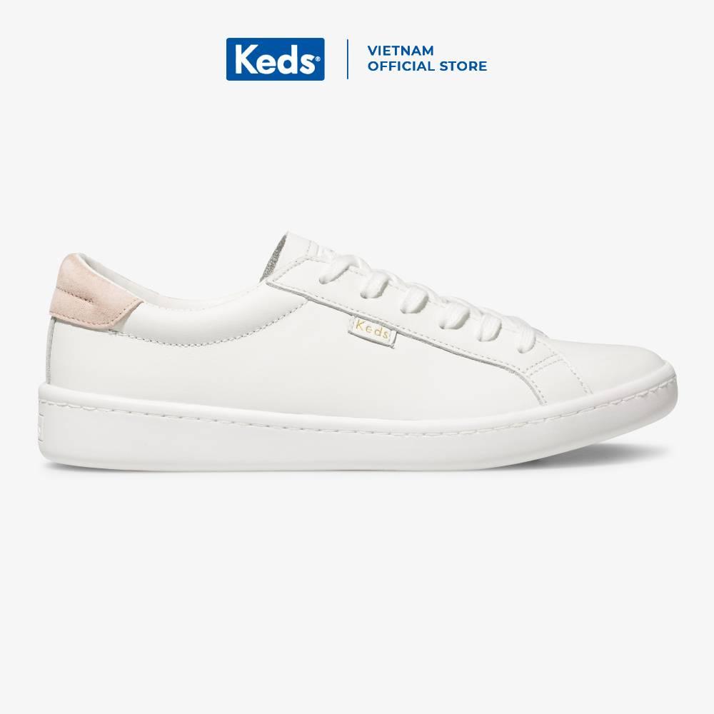 Giày Keds Nữ - Ace Leather White - KD057442