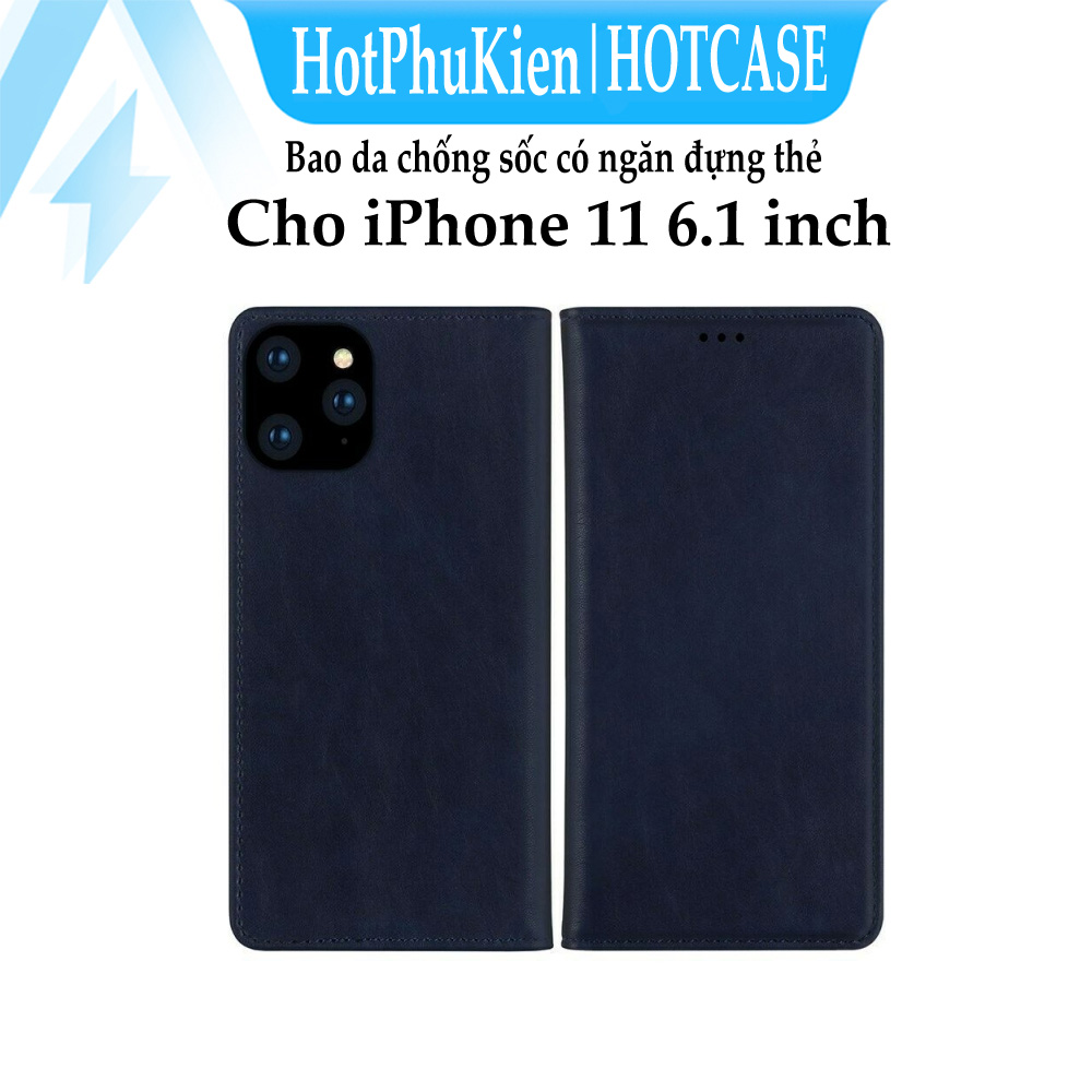 Bao da thể thao chống sốc cho iPhone 11 (6.1 inch) hiệu HOTCASE DZGoGo Zen Series (có ngăn đựng thẻ Card ATM visit cao cấp Bảo vệ toàn diện 360 độ, Smartsleep thông minh) - Hàng nhập khẩu