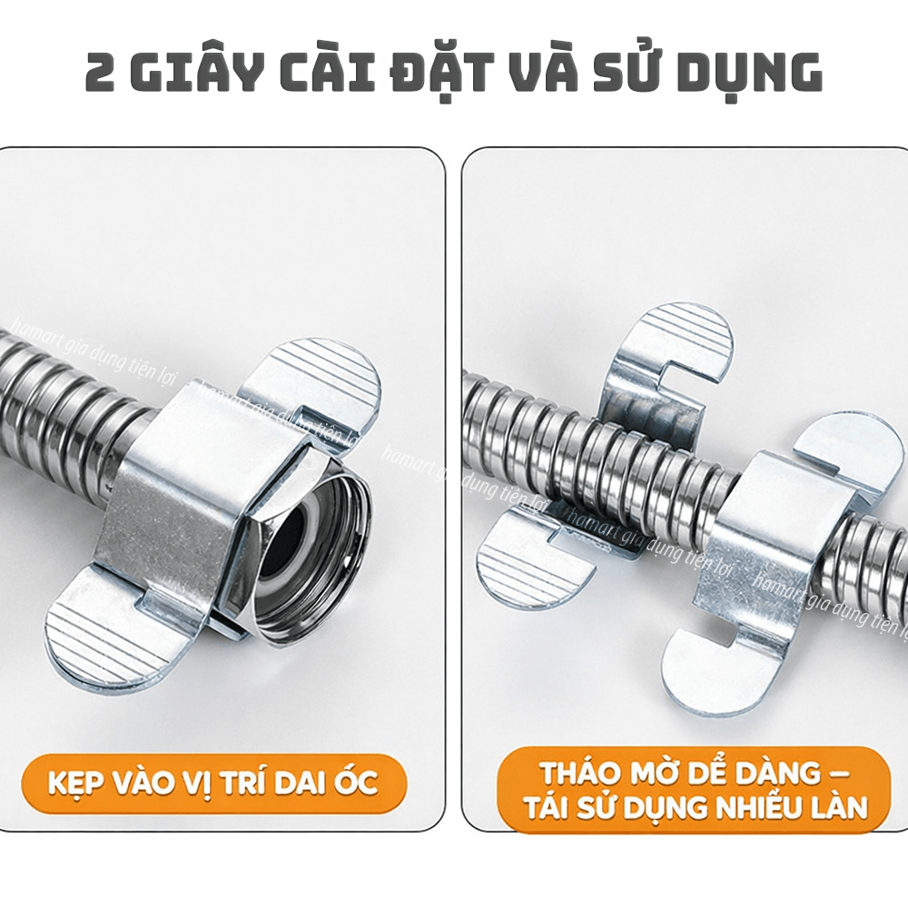 Cờ Lê Đầu Nối Ống Nước Phi 21 Dây Cấp Bồn Chậu Vòi Rửa Lavabo Nhà Tắm Tháo Lắp Ốc Lục Giác Đa Năng