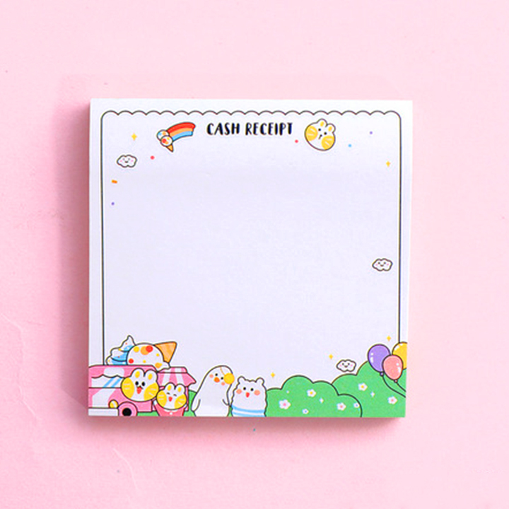 Giấy note 80 tờ cầm tay nhỏ gọn tiện lợi đủ họa tiết cute cùng nhiều màu sắc lung linh đáng yêu cho mọi lứa tuổi  – H033