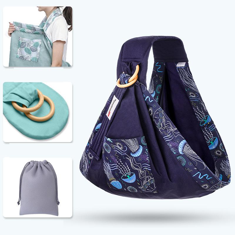 Em Bé Bọc Mới Sinh Ra Các Vật Dụng Cho Bé Cotton Nhẹ Cho Bé Sling Cho Con Bú Bao Bé Kẹp Mang Theo Túi Thoáng Khí Quấn Túi