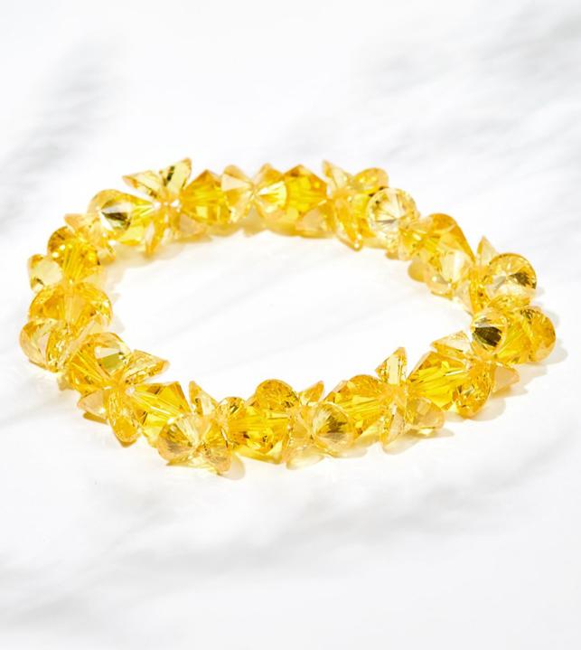 Vòng Tay Nữ Crystal Yellow Sala - Vàng