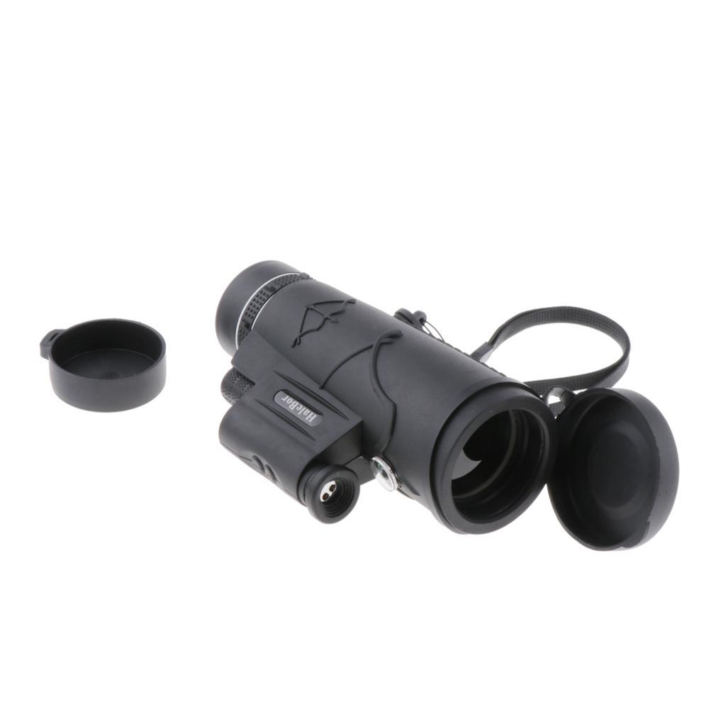Portable Outdoor 12X Angle Monocular Single Tube Telescope with Phone Clamp