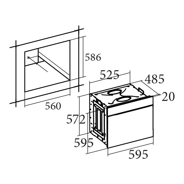 Lò nướng CATA HGR 110 AS WH(Hàng Chính Hãng)