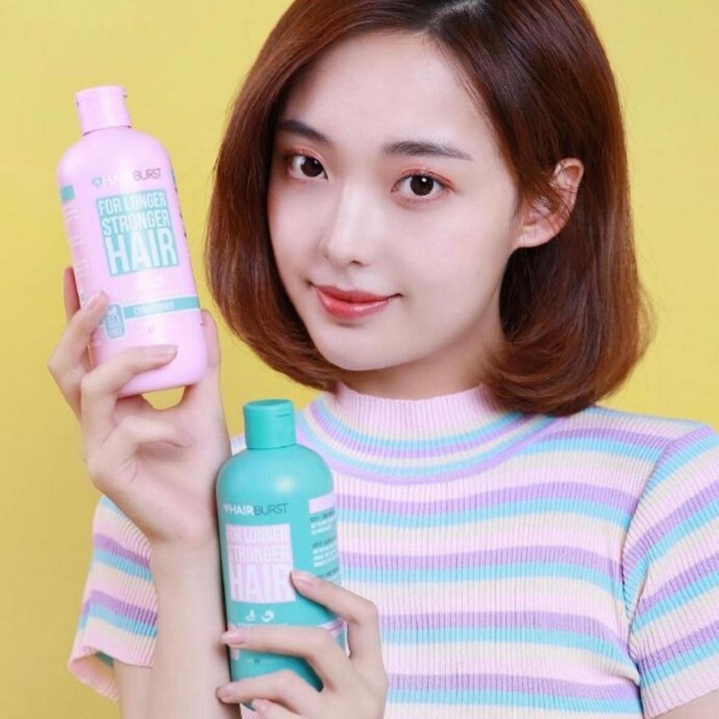 Set Gội Xả Hairburst Kích Thích Tóc Mọc Dài Hơn Chắc Khỏe Hơn 350ml/Chai