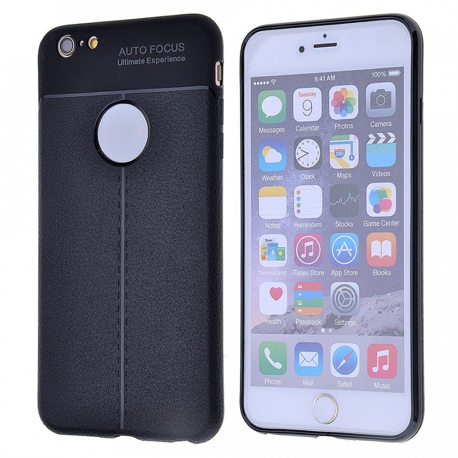 Ốp Lưng cao cấp Auto Focus Vân da cho điện thoại IPHONE 6 Plus/ 6S Plus - Hàng nhập khẩu