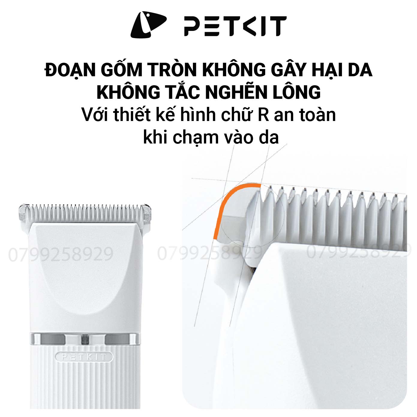 Tông Đơ Đa Năng PETKIT 2in1 Chuyên Dụng Cắt Tỉa Cho Chó Mèo Phiên Bản Pro 2023