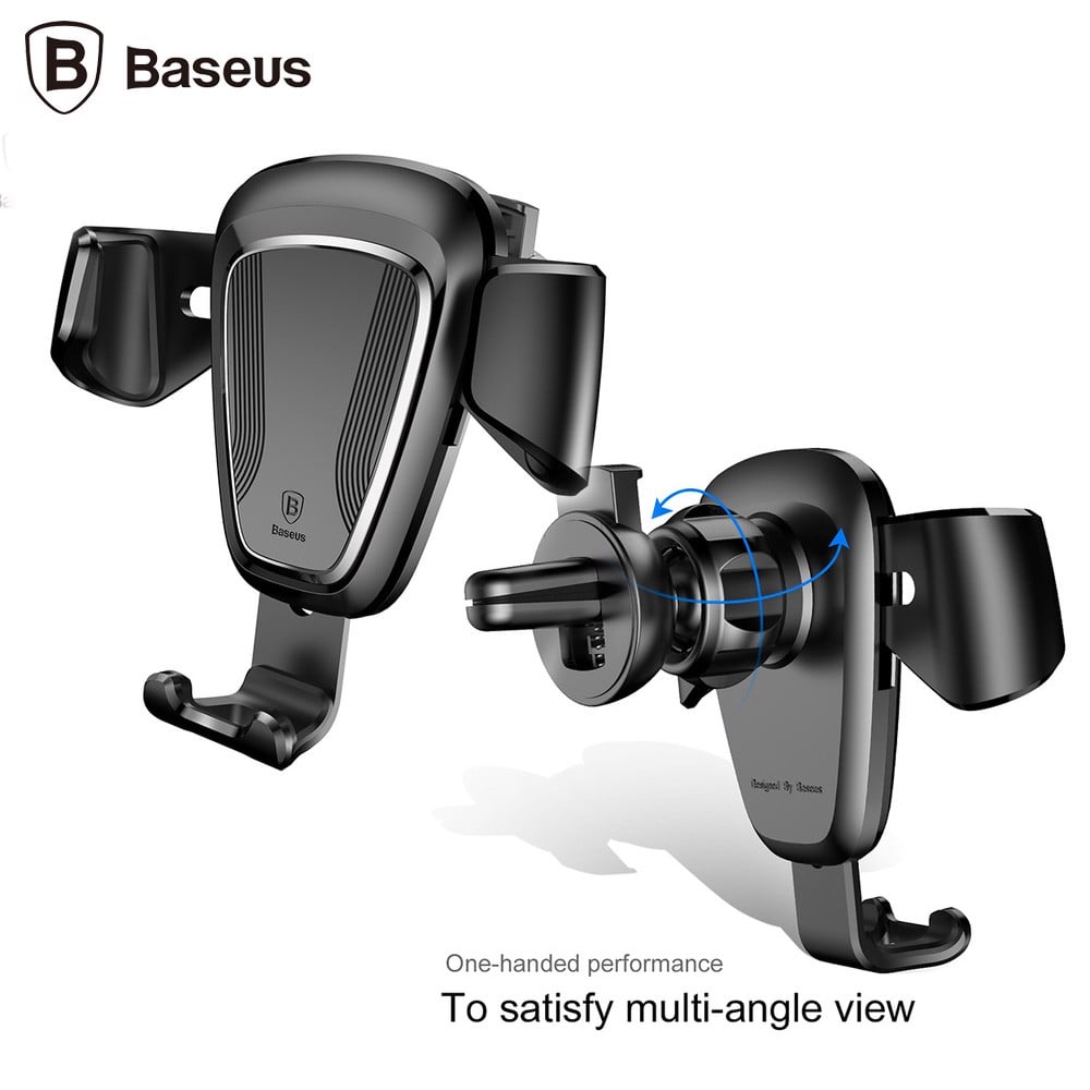 Bộ đế giữ điện thoại Baseus Car Phone Mount Holder Stand Auto-lock SUYL-01- hàng chính hãng