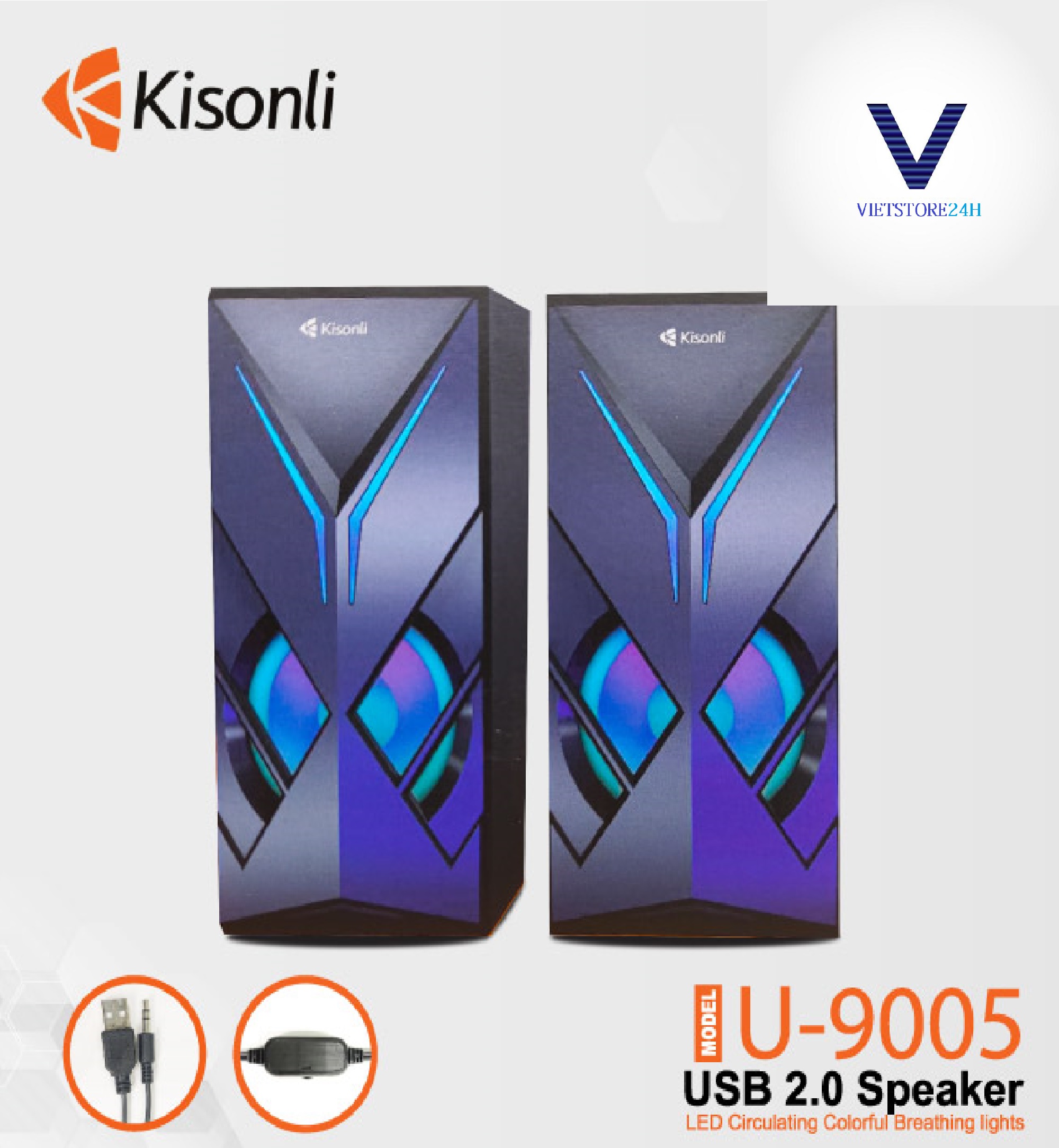 Loa 2.0 kisonli U-9005 - Hàng chính hãng