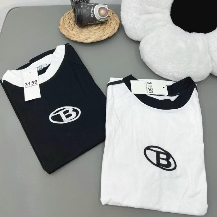 Áo Thun Form Fit Chữ B Chất Thun Cotton Khô Co Dãn M505 -Cun Fashion