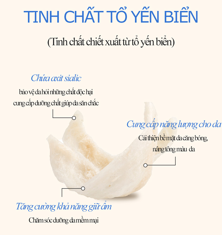 Bộ Dưỡng Trắng Cấp Ẩm Tinh Chất Tổ Yến Cao Cấp SNP Birds Nest Brightening Special Set