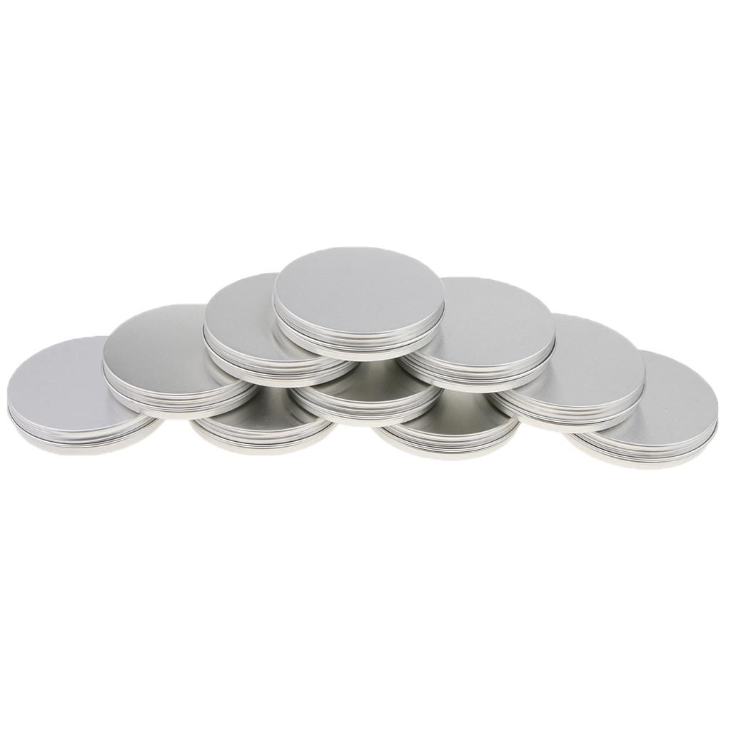 10 CÁI Nhôm Trống Tin Lọ Vít Có Thể Bình Kem Lip Balm Container