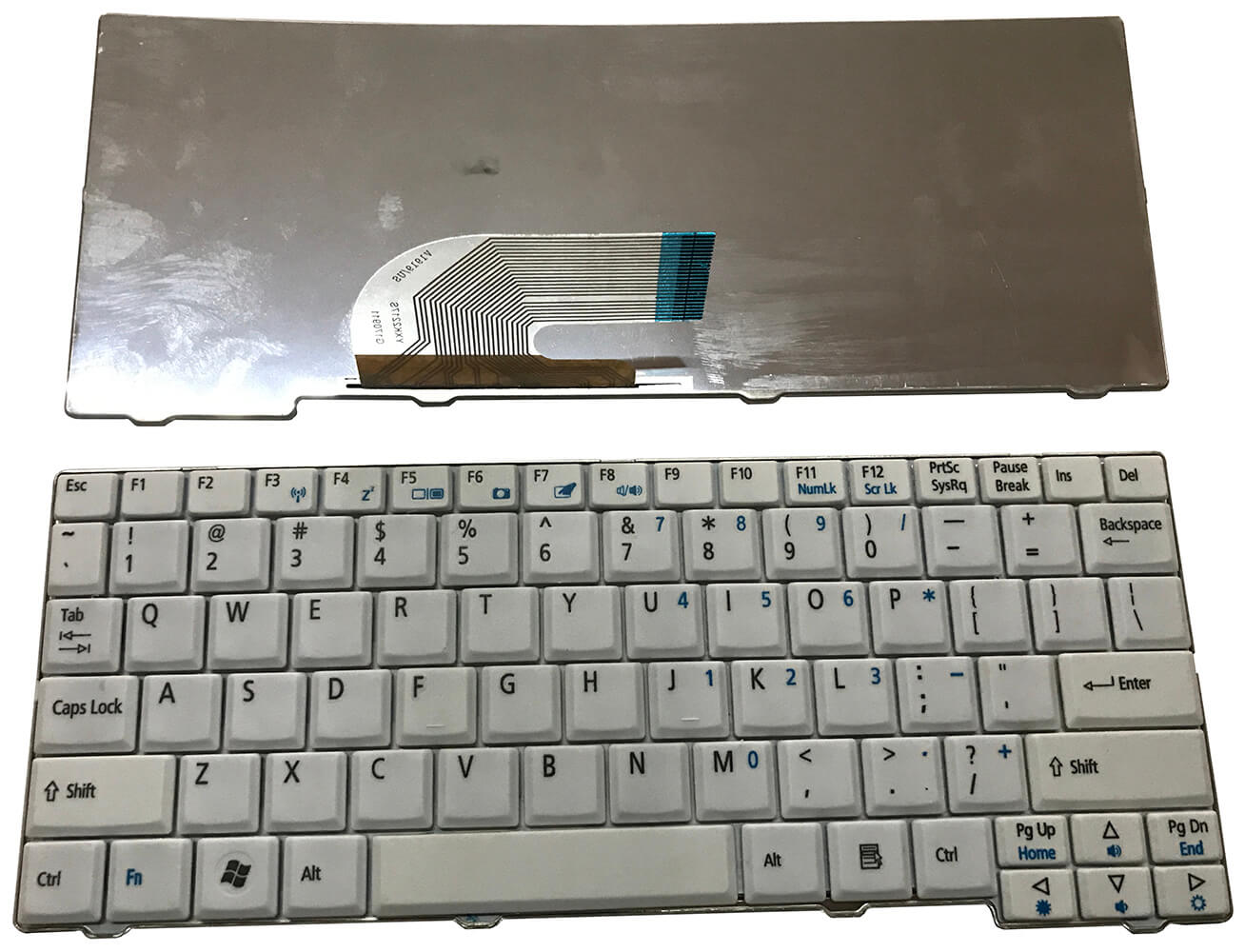 Bàn phím dành cho Netbook Acer One A110, A150, D150, D250 - Màu trắng