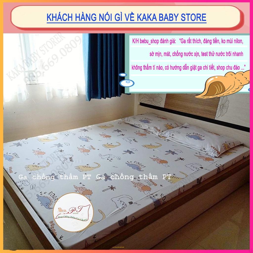Ga chống thấm cho bé chính hãng PT, chất liệu cotton cao cấp, chống thấm nước tuyệt đối, bé tè lau là sạch